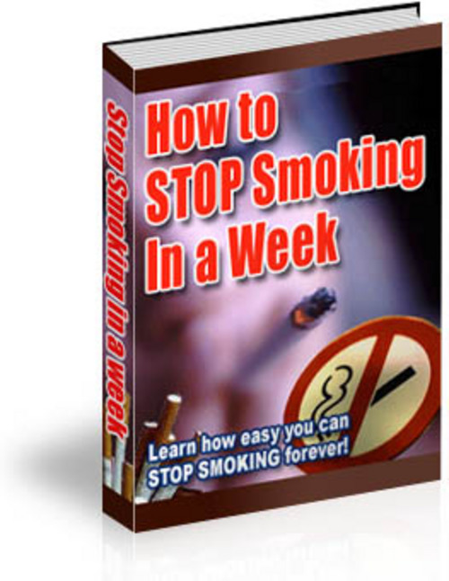 Product picture How To STOP SMOKING In a Week